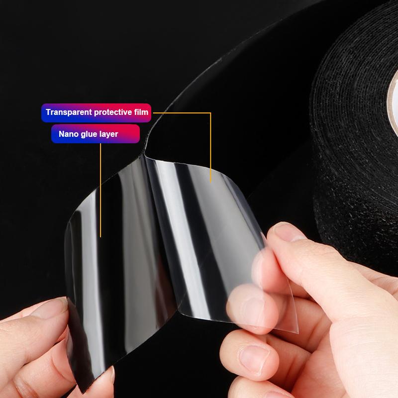 4colors PEVA + Acrylic Car Sticker Protector Film Door Edge Protective Car Trunk Door Sill Full Body Sticker Vinyl Car