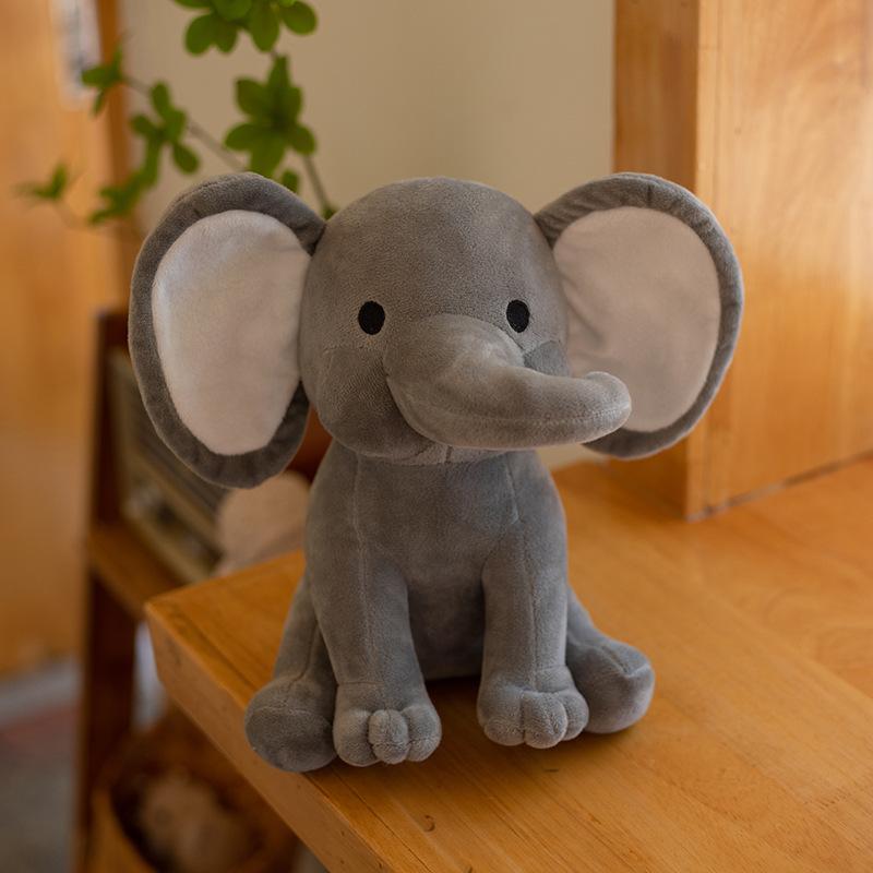 Plüschtier-Baby schläft mit Babyelefant, beruhigendes weiches Kissen, Kindergeburtstagsgeschenk, Stoffpuppe