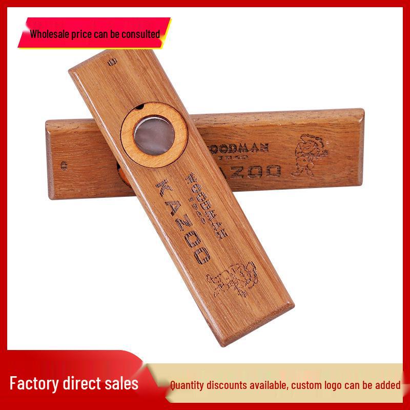 Performance Grade Solid Wood Kazoo Musical Instrument