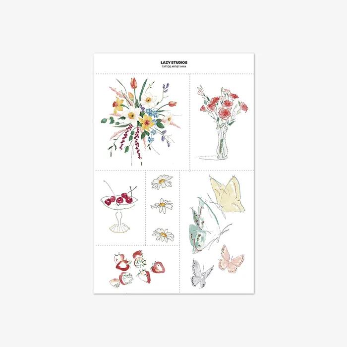 Tattoo Artist Lee Hwa 01 Temporary Tattoo Sticker