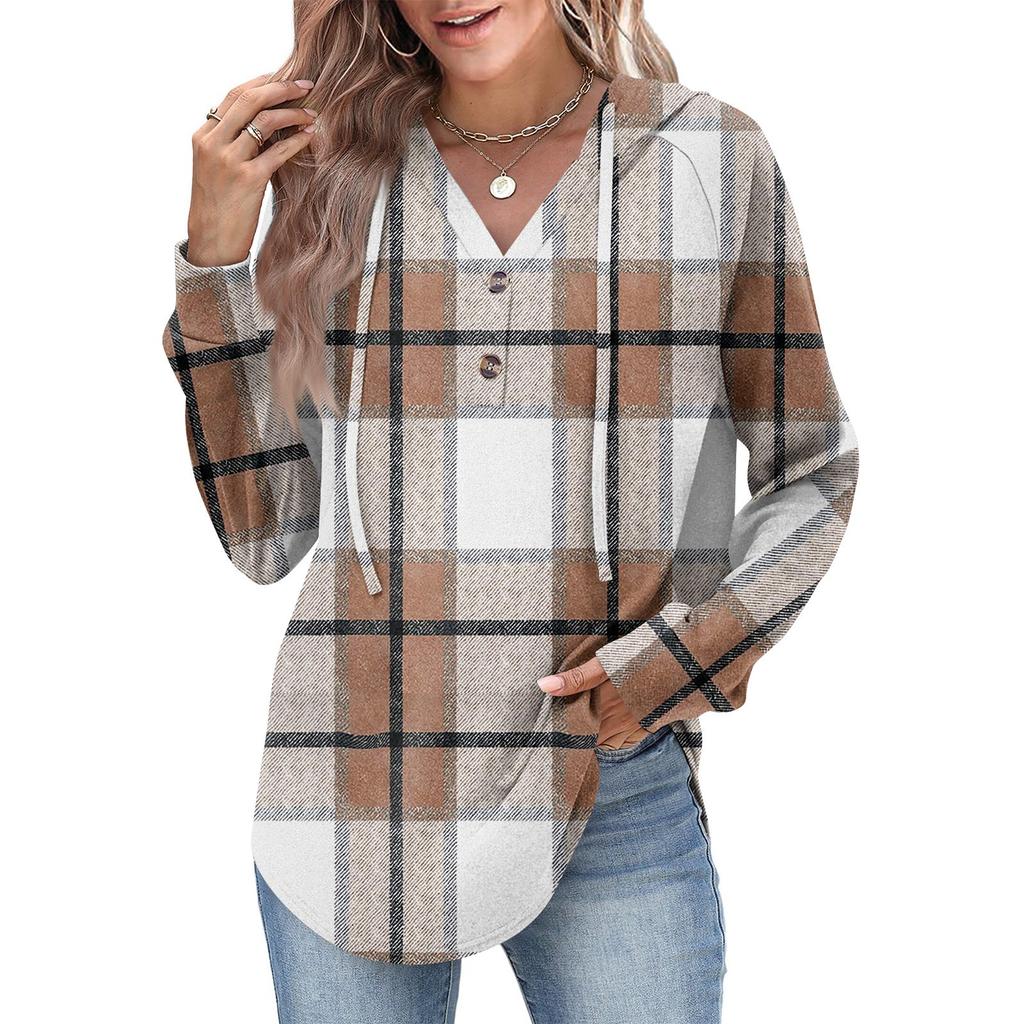Women's Fashion Women's Lightweight Long Sleeve Pullover With Pockets Preppy Graphic Hoodie