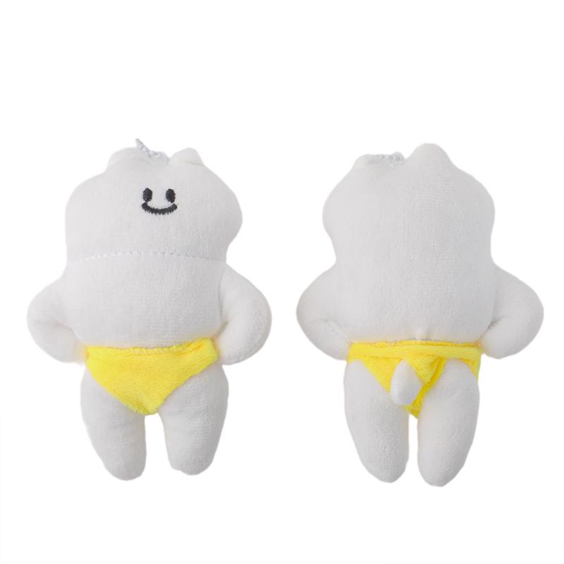 Cartoon Novelty Cat Plush Toy Keychain Creative Funny Keychain Pendant Personalized Backpack Decoration Accessories Gifts