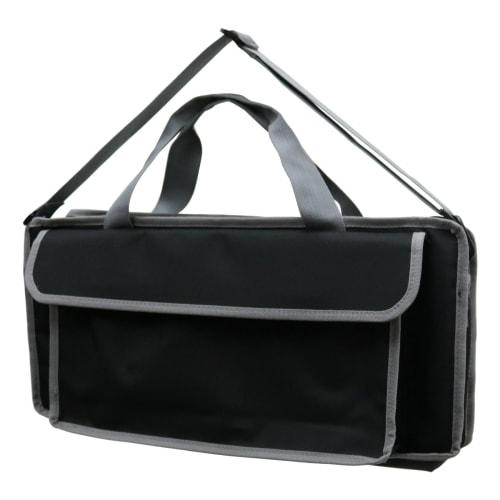 KC Kyoritz 2-Way Soft Case for Key Harmonicas, KHB-07/Black/Grey (Includes Shoulder Strap), Black/Grey