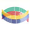 Motorcycle Wheel Tire Stickers Strips Reflective Rim Tape Strips for Motorcycle Car Wheel Tire Stickers Motorbike Auto Decals
