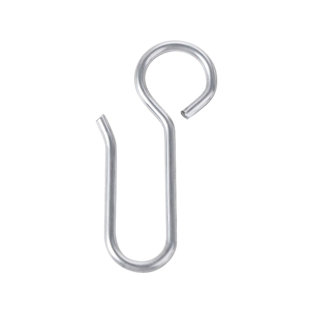 20Pcs S Shaped Curtain Track Hooks Metal Shower Curtain Hanger Drapery Hook Pin  Shower Curtain