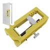 Door Hinge Jig Plastic Built in Depth Gauge Portable Door Hinge Router Template for Construction Site