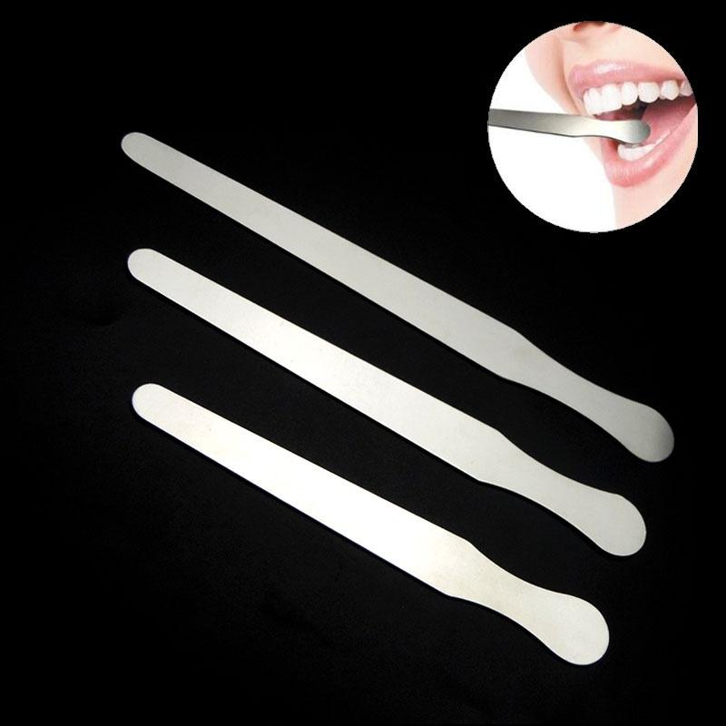 Buy 3 PCS/Pack Medical stainless steel Tongue Depressor Blade Dental