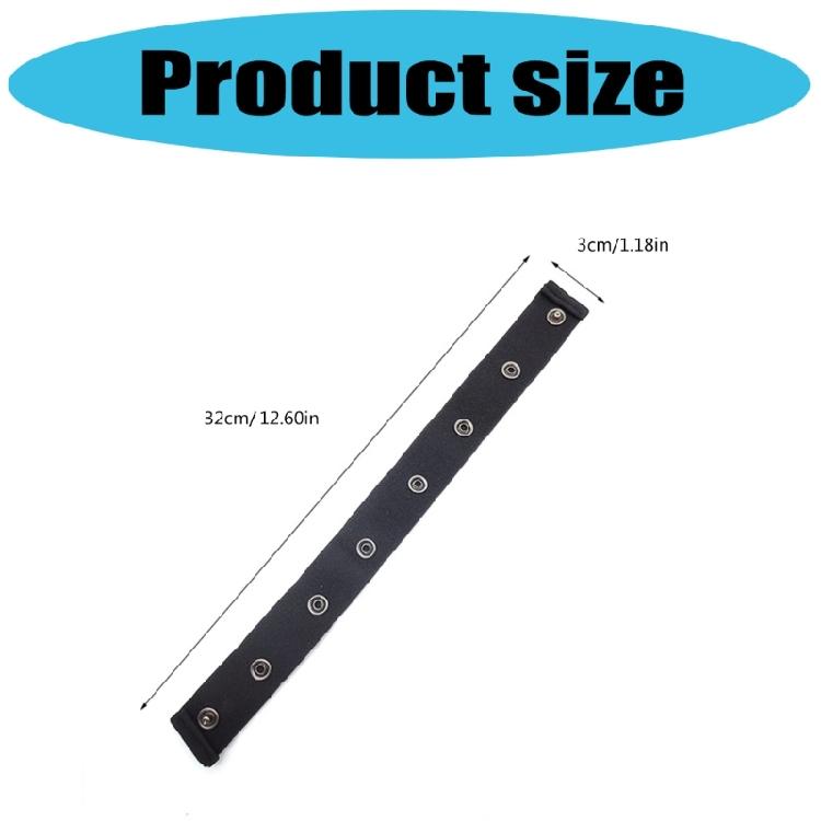 Flexible Maternity Belt Waist Expander Adjustable Adjustable Belt Pants Fit Button Design Comfortable Elastic Belt