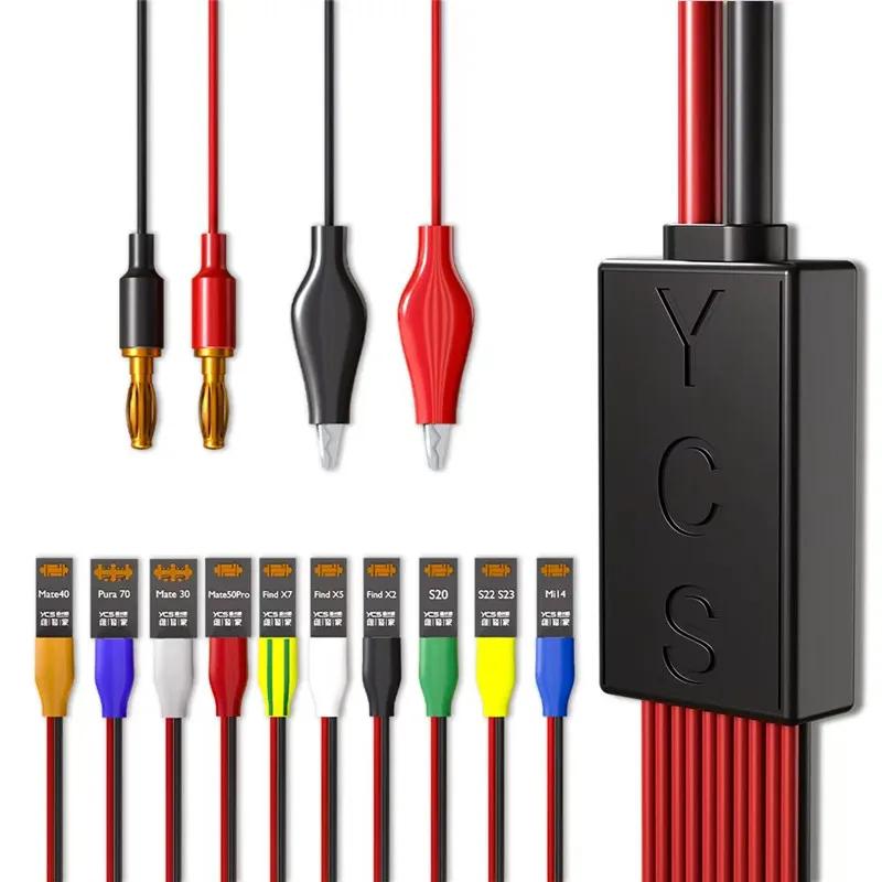 

YCS D02 D01 Power On Charging Detection Power Cord For HW SAM Android Battery Clip Motherboard Testing Cable Tool
