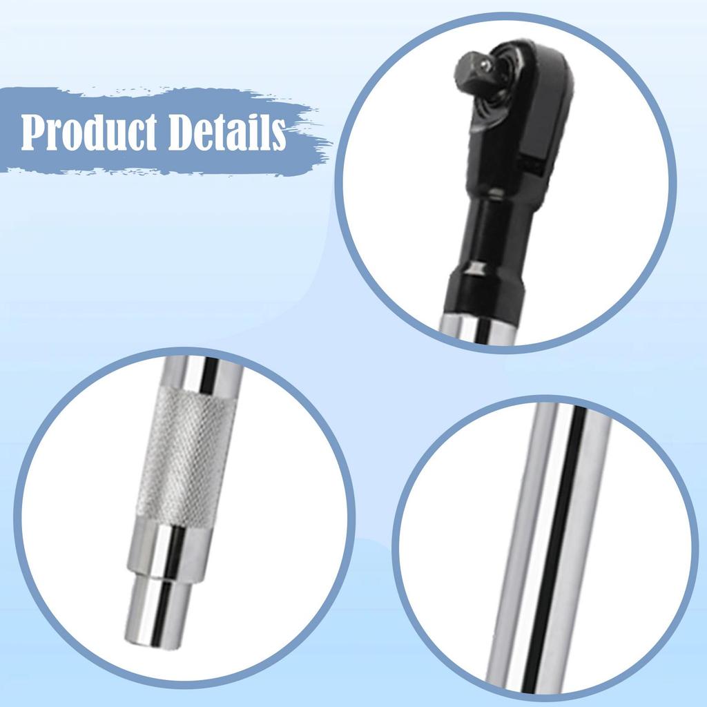 Offset Wrench Extension, Hand Tool Socket Wrench Square Adapter, Flexible Extension Rod, Chrome Steel, for Tight , Suitable for