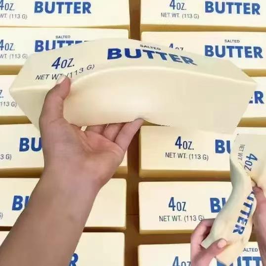 Squishy Butter Stick Slow Rising Squeeze Toy Soft Butter Brick Fidget Stress Relief Sensory Toy For Adults Anxiety Relief Gift