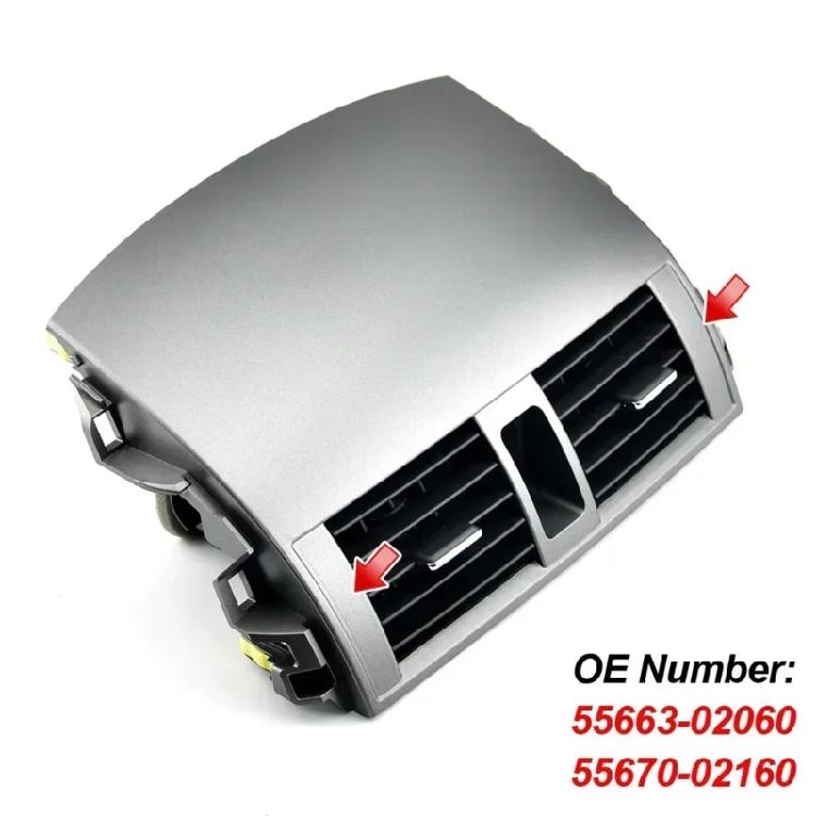 Direct Replacement HVAC Vent Outlet For Select Model Replace 55670‑02160 Dashboard AC Air Outlet Assembly