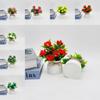 Foam Rose Artificial Potted Plant With Butterfly Accent For Indoor Decoration And Photography Use