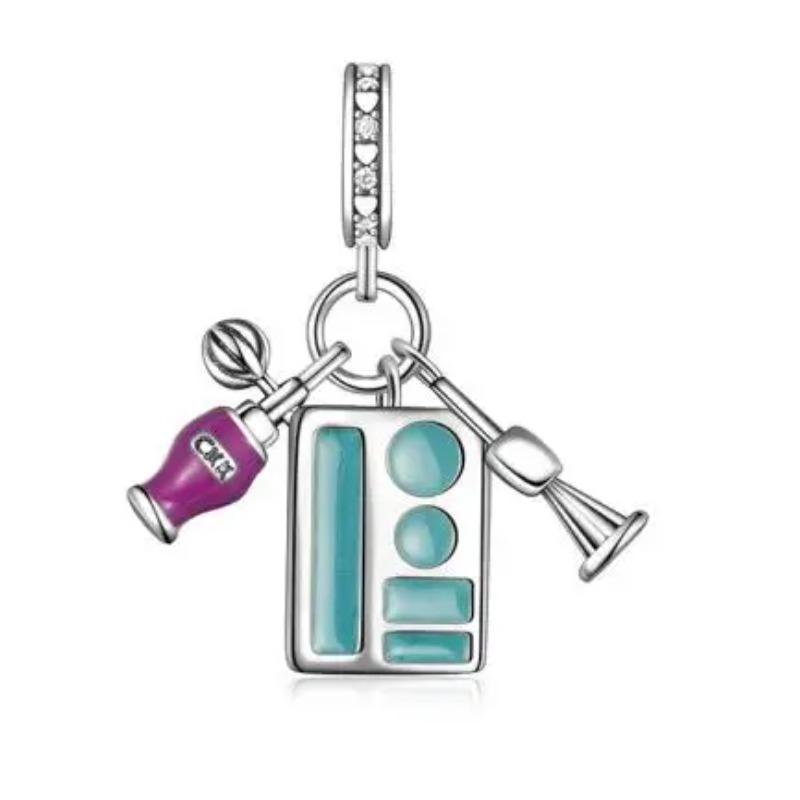 Copper Coffee Cup Honey Can Beverage Bottle Birthday Cake Talisman Fit For Original Bracelet Diy Women'S Jewelry