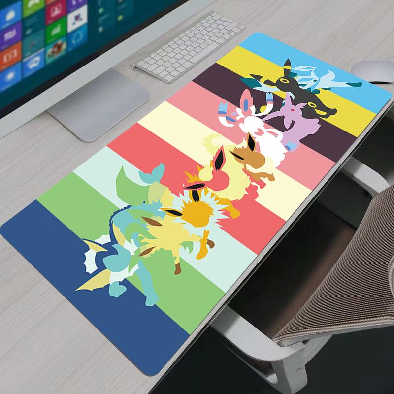 Computer Varmilo Keyboard Mouse Pad Anime Gaming Accessories Table XXL Gamer Pokemon Pikachu Carpet Desk Mat  Mousepad