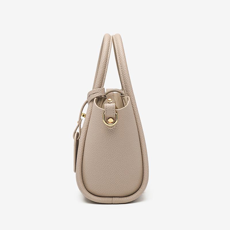 Äkta läder Liten Väska Kvinnor Mini Handväska 2023 Ny Äkta Läder Damväska Hinkväska Dam Sommarhandväska Messenger Bag