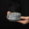 1pc Multifunction Incense Coil Burner Ancient Clay Ceramic Crafts Incense Ornaments Reverse Flow Incense Burner Home Decor
