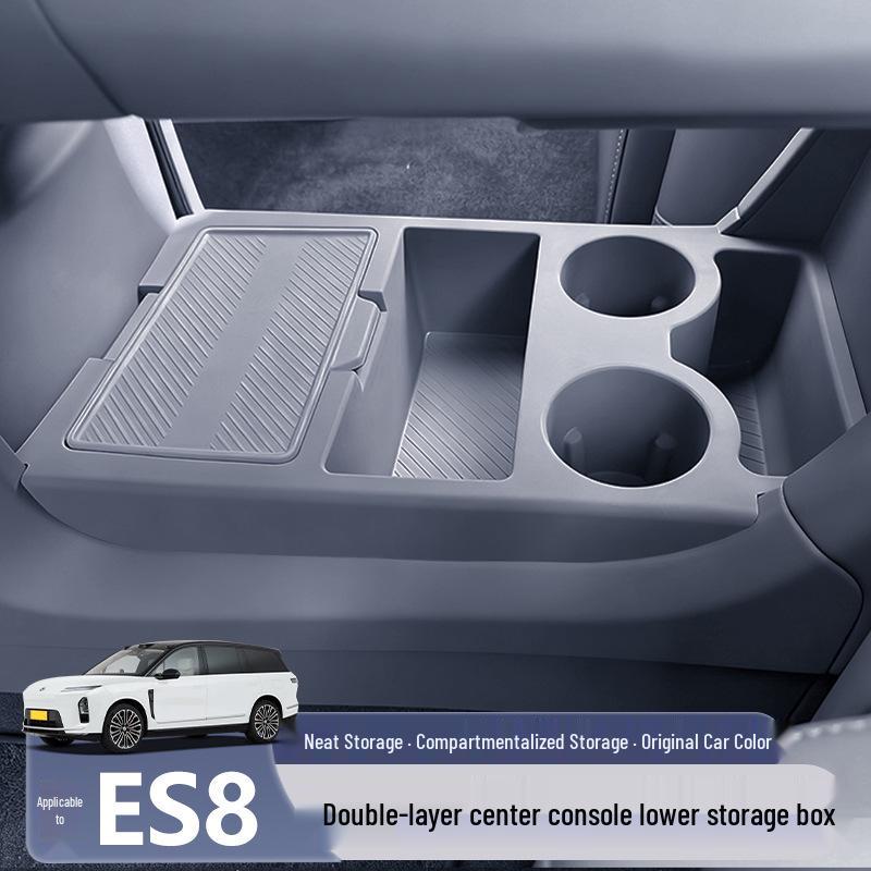 NIO ES8 Silicone Center Console Storage Box for 26 Models - Interior Organizer & Accessory.