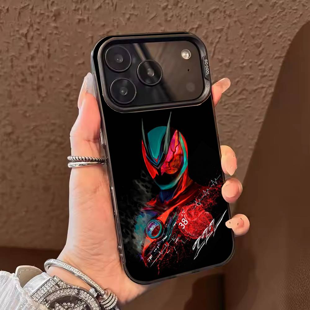 

K-Kamen Rider ZeztzS Anime Phone Case Color Silver Shell For IPhone 17 16 15 14 13 12 11 Pro Max Plus iPhone16pro