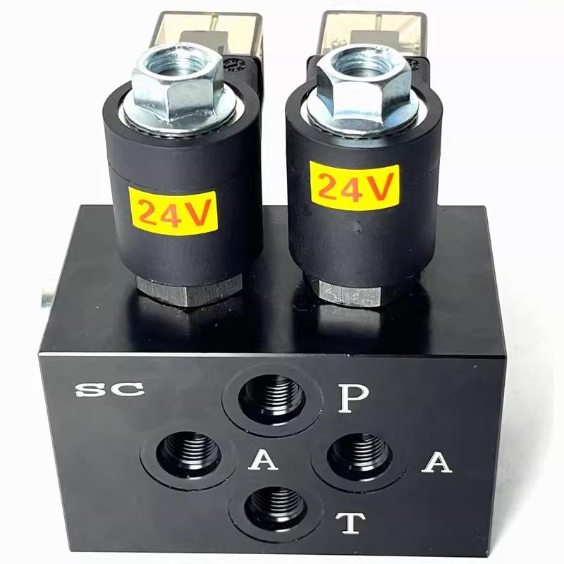 Valvă Solenoid Hidraulic Bidirecțională Controlată Electronic pentru Excavator 12V 24V