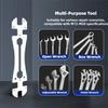 Multi-Functional Hub Cone Wrench Chrome Vanadium Steel Open-End Wrench  Home Repair