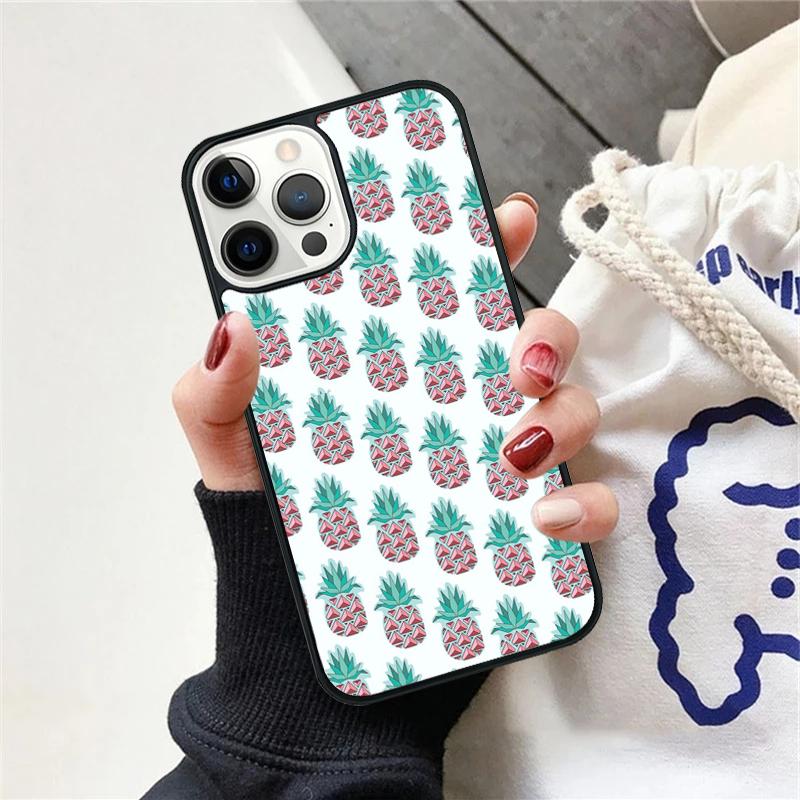 Tropical Pineapple Phone Case For iPhone 17 Air 15 16 Cover  11 13 14 Pro Max 12 Plus Max Fundas