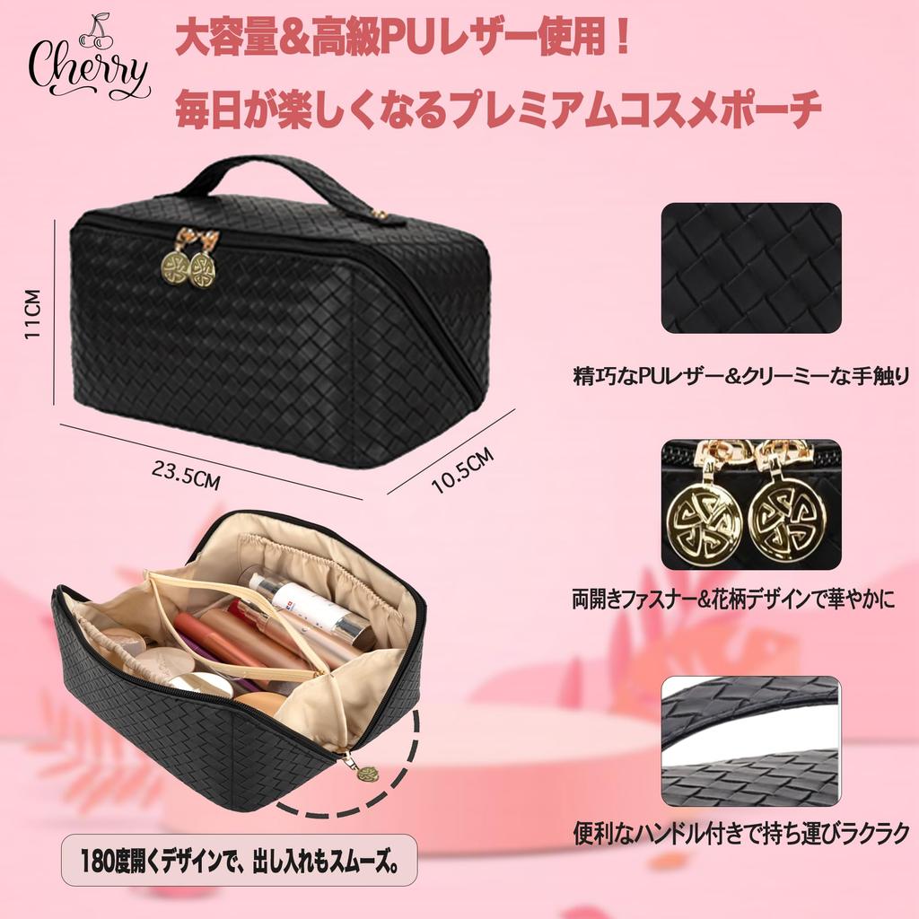 CHERYL99 Makeup Small Item Travel Vanity Large Cute Makeup Popular Fashionable Makeup Box Pouch, Storage, Pouch, Capacity, Waterproof,