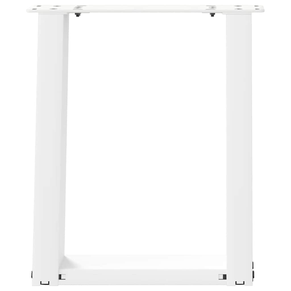 Vidaxl Coffee Table Legs, 2 Pcs, White, 28X(42-43) Cm, Steel