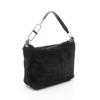 Used Furla TEIA-CROSSBODY Handbag Leather Fur Black Used Women