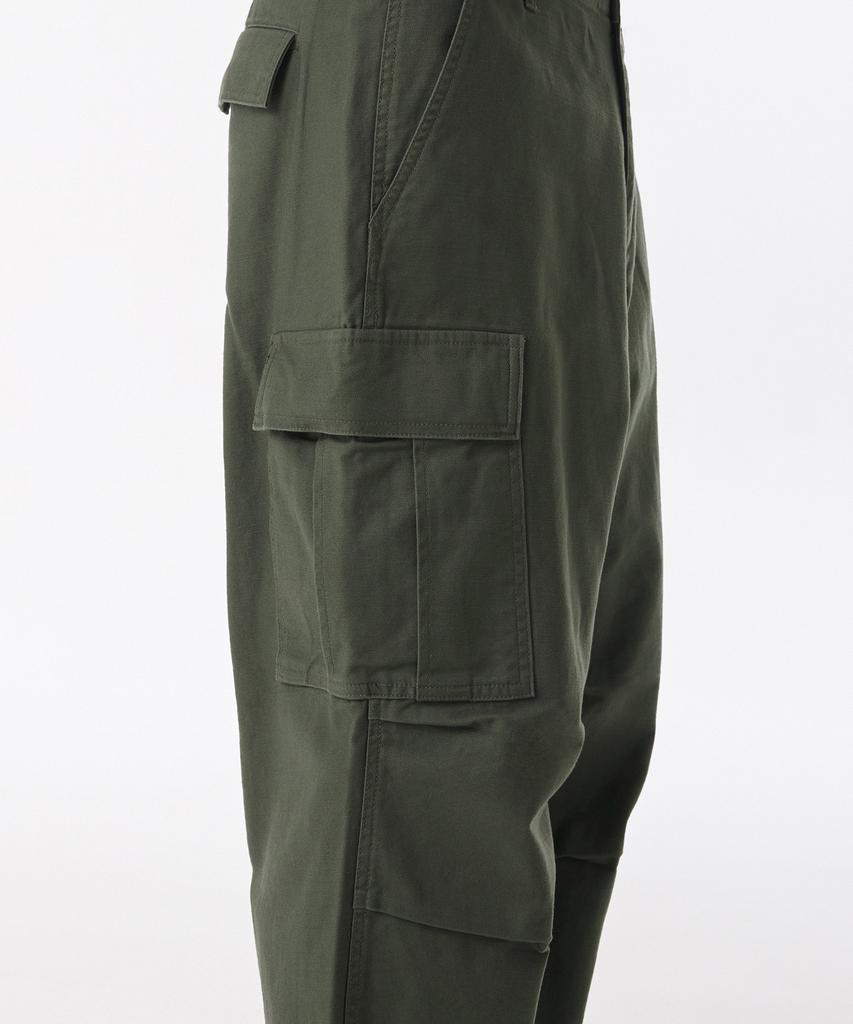 Musinsa Standard Back Satin Parachute Cargo Pants [Khaki]
