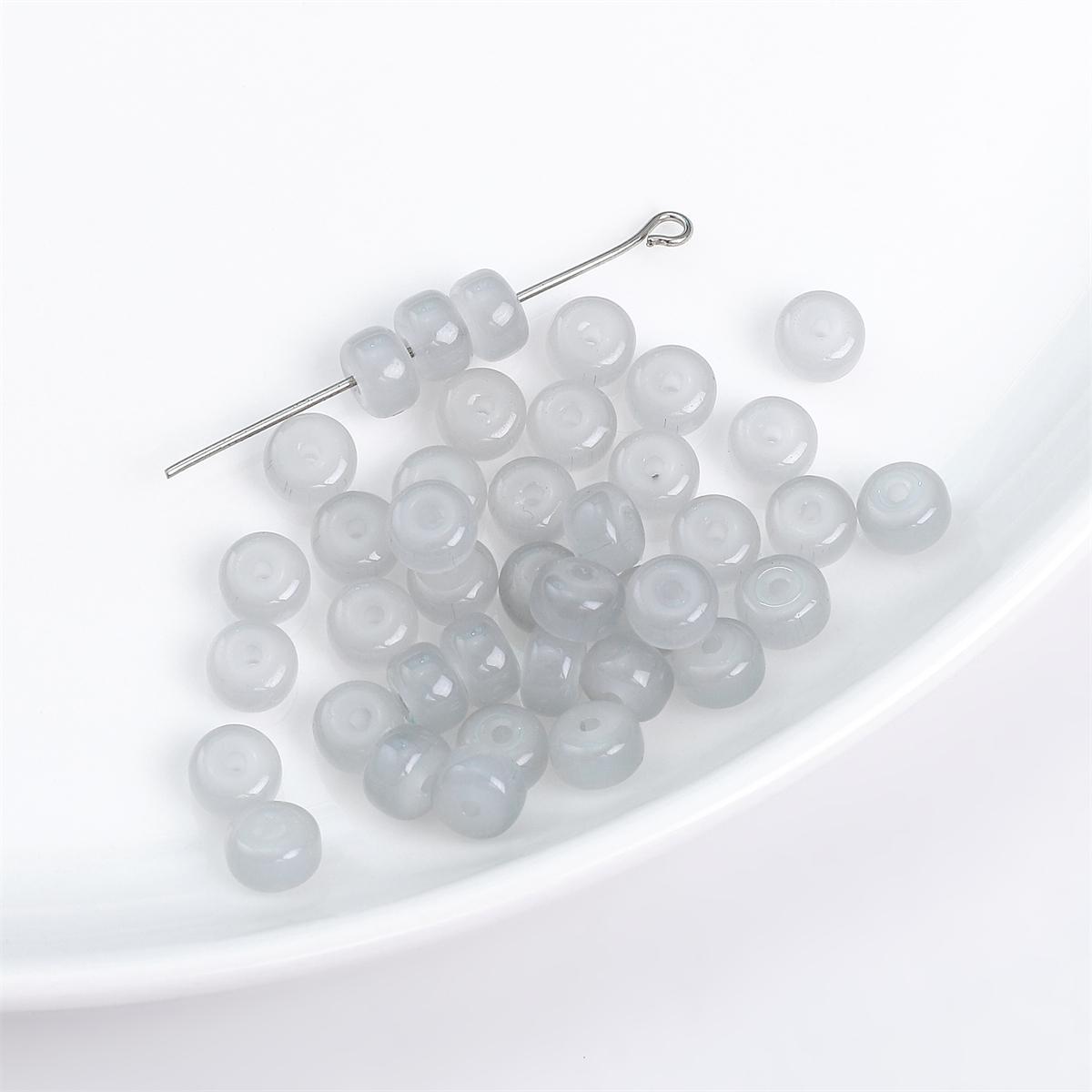 

20 шт. хрустальные стеклянные бусины для серьги, браслета, ожерелья, браслета «сделай сам», ювелирные изделия, изготовление бусин 6x4mm