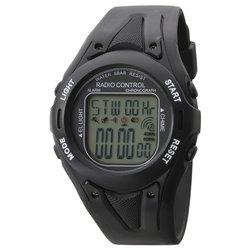 CREPHA Digital Radio-Controlled Watch TE-D190-BK for Men