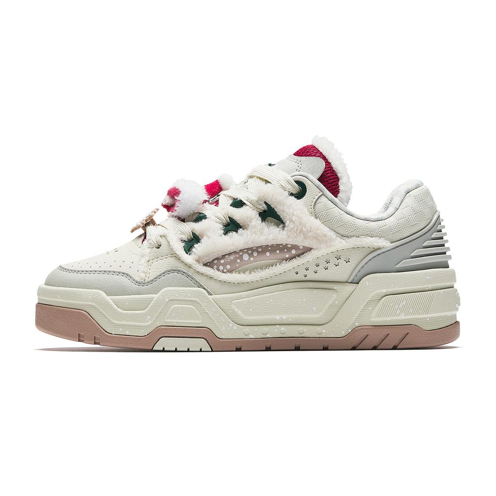 Anta Textile, Synthetic Leather Wear resistant And Lightweight Low top Skateboard Shoes Women's 922548088-2