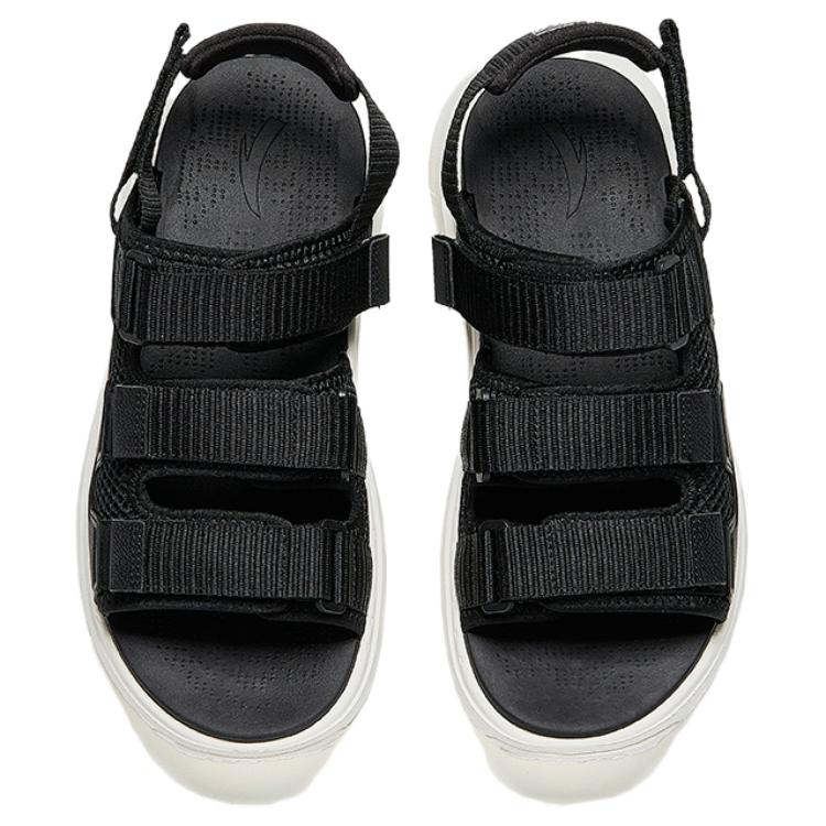 Anta Fabric Versatile Comfortable Beach Sandals Men Sandals Black 112538512-1