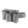 Tool Belt Pouch Waterproof Oxford Fabric Multipurpose 3 Pocket Electrician Tool Organizer Bag Gray