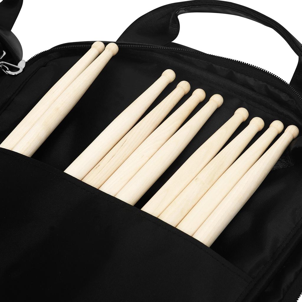 IRIN Drum Stick Storage Bag Leather Drumstick Case Portable Foldable Drumsticks Backpack Percussion Instruments Accessories