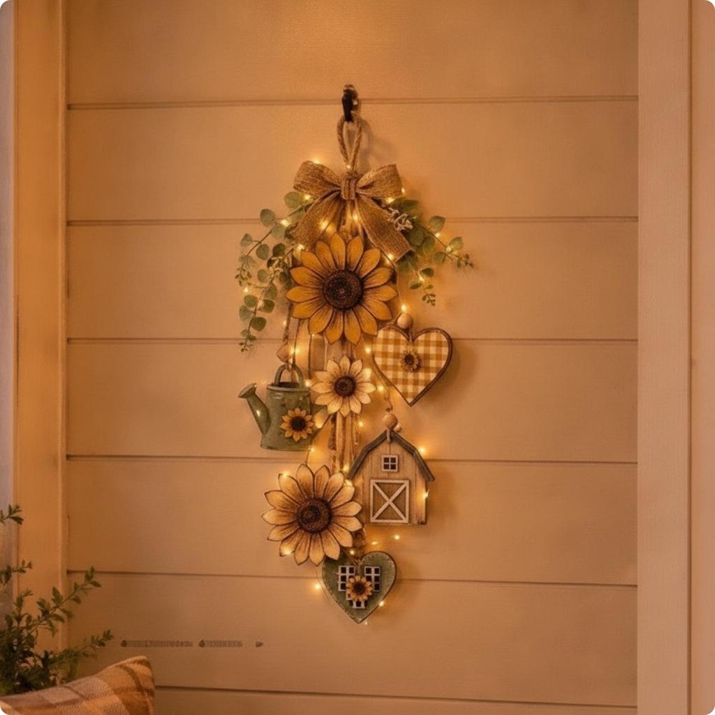 Wooden Wall Hanging Slim for Porch