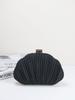 Shell Dinner Bag Pleated Clutch Bag Versatile Dress Evening Bag Fashion Cheongsam Banquet Bag