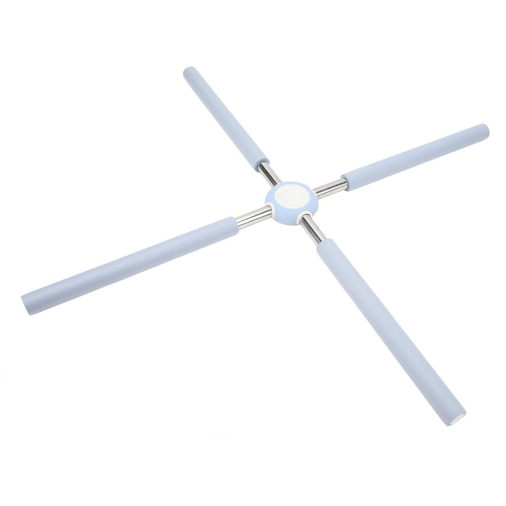 Ryggkorspinnar Avtagbart Kors Rätande Rygg Hållningskorrigerare Pinnar för Stretching Blå