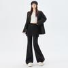 Lace-Accent High-Waist Slim-Fit Micro-Flare Pants for Women - 2026 Spring Fashion