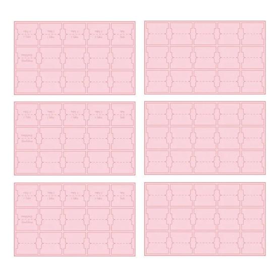 5/6Pcs Personalized Bible Index Tags Set Clear Print Tear-resistant Waterproof Bible Book Tabs Labels Stickers