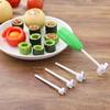 4 In 1 Fruit Vegetable Corer Spiral Digging Vege Drill Veggie Corkscrew Carver with 4Pcs Replaceable Head Spiralizer Cutter Tool
