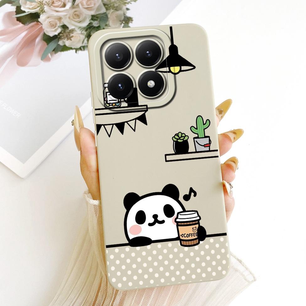 Casing For Xiaomi 15T 5G Cover Silicone Luxury Fashion Flowers Kawaii Cute Painted Shockproof Phone Case 25069PTEBG