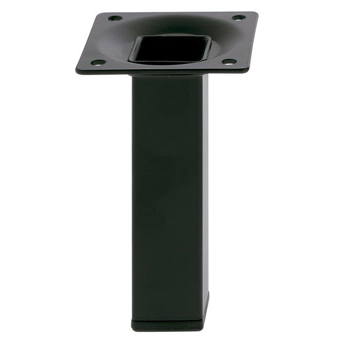 Pied de table - Pied de table 3 - Acier - 25x25x100 mm - Réglable 12–18 mm