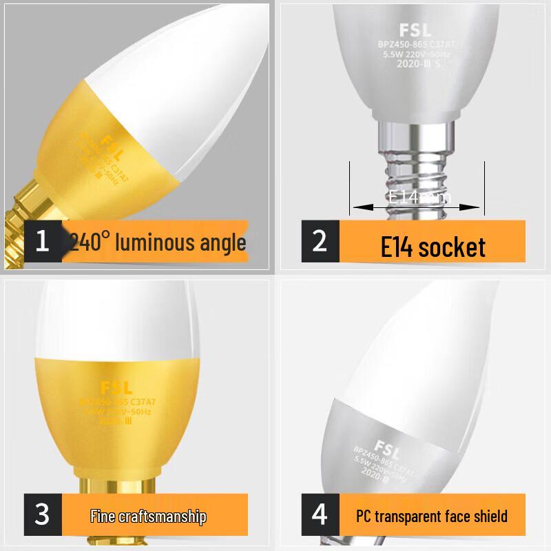 FSL E14 LED Candle Bulb