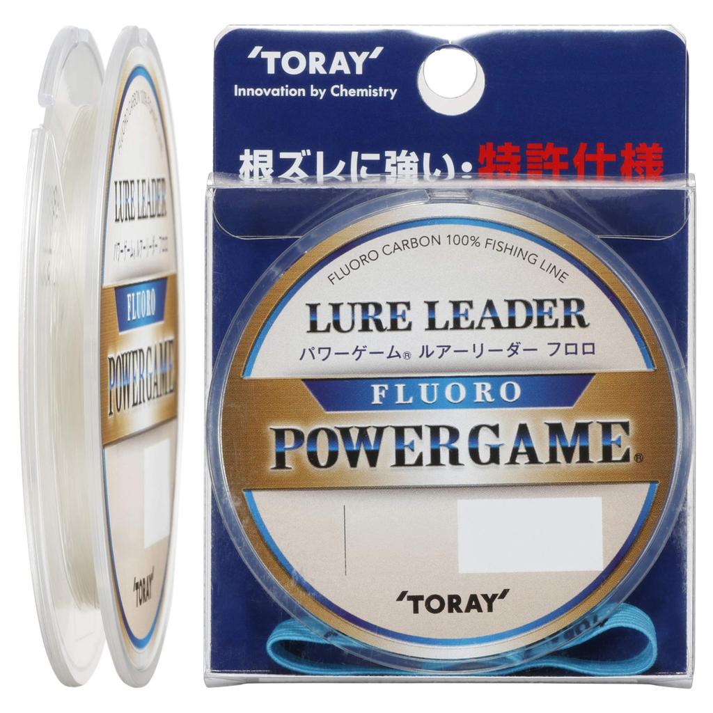 TORAY Power Game Lure Leader, Fluorocarbon, 30m, 12LB