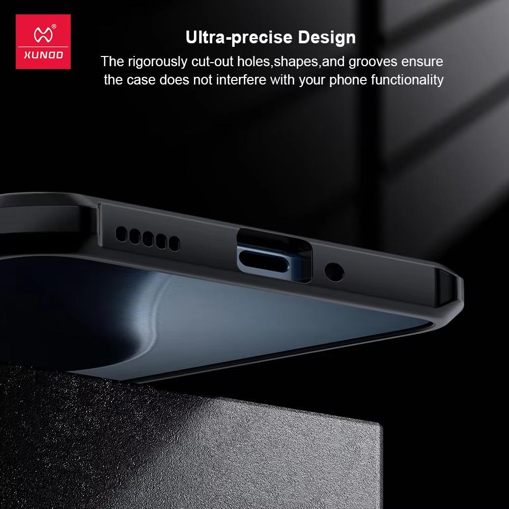 For Xiaomi Poco M7 4G Case XUNDD Casing Airbag Shockproof Bumper Protective Shell Transparent Phone Cover