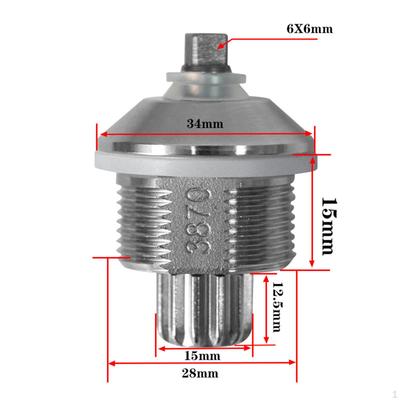 3870 Blender Knife Head Smoothie Machine Spare Part Professional Accessory, 12 Square Hole 6mm