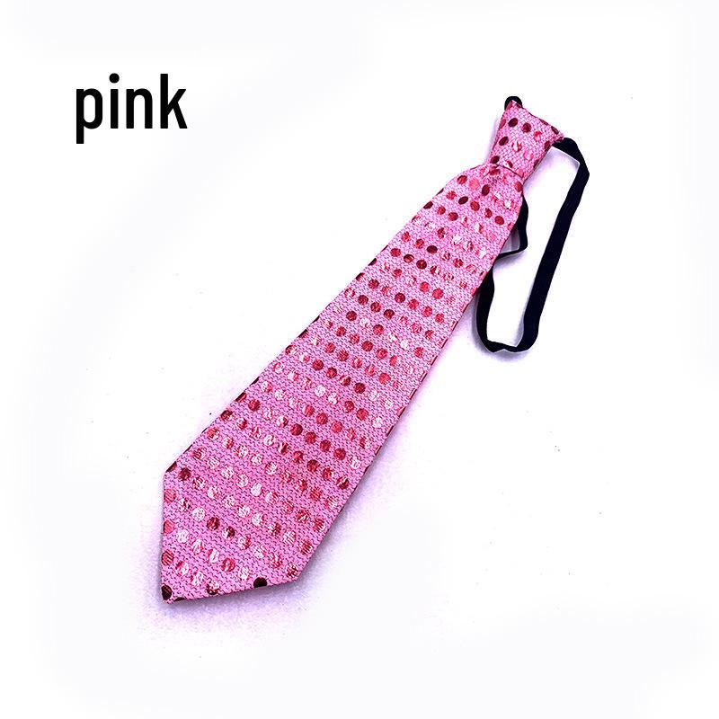 2047 LED Flashing Sequin Glow Tie for Concerts