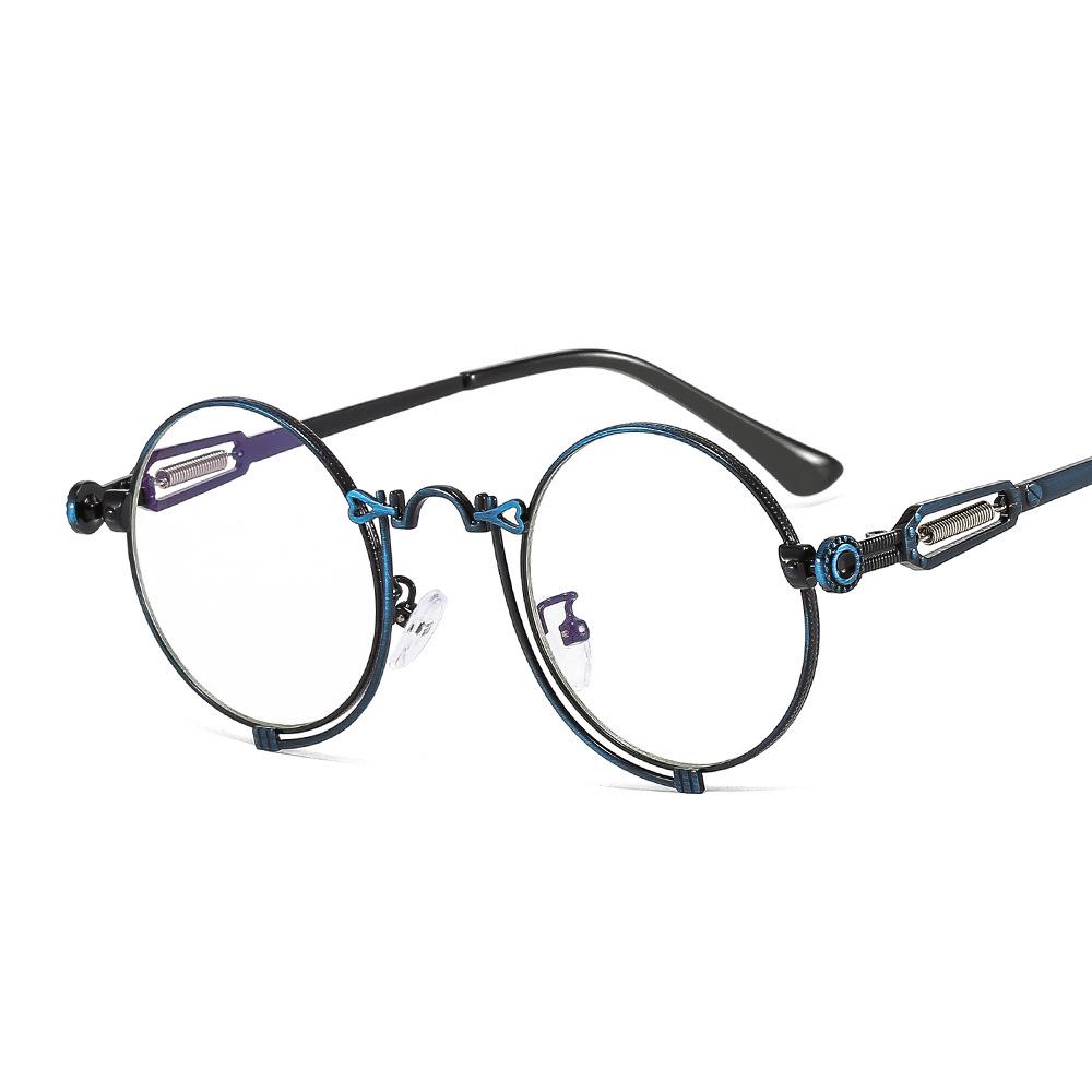Classic Steampunk Unisex Sunglasses Latest Designer Round Glasses for Men and Women Vintage Brand Punk Shades